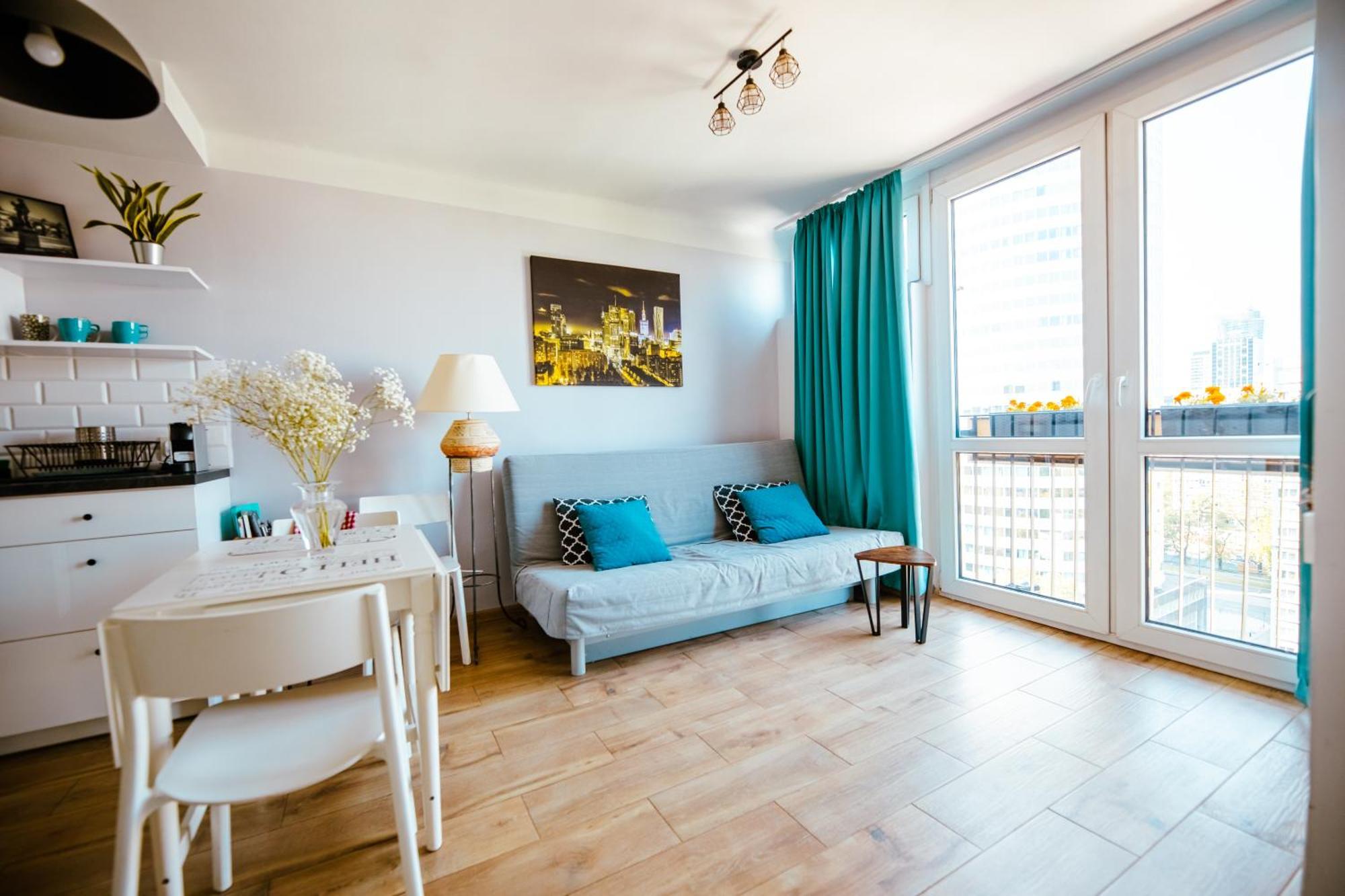 Bright 14Th Floor Central Home With Balcony & Views Varsovia Exterior foto