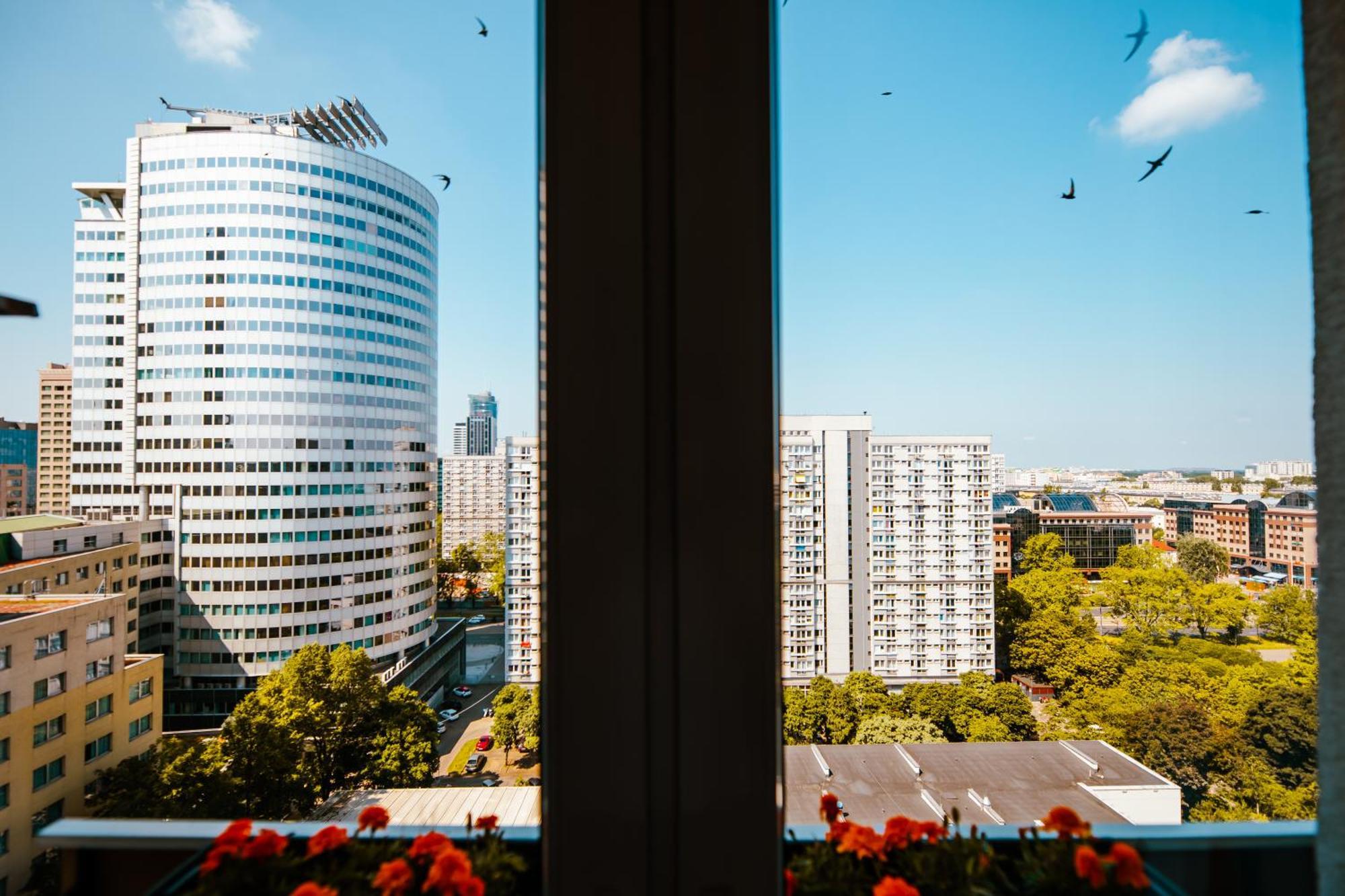Bright 14Th Floor Central Home With Balcony & Views Varsovia Exterior foto